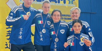Da sinistra a destra: Bartolini F., Di Giacomantonio A., Spera S., Arnone B, Marenna A.