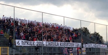 Gli aquilani a Gubbio, foto tratta dalla rete