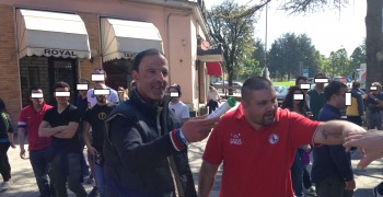 L' abbraccio tra Torro' e Armando Cianca