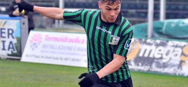 Riccardo Berardino con la maglia del Chieti