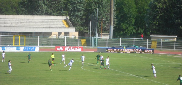 Il tiro dell'1-0 di Della Penna contro il Castel Rigone