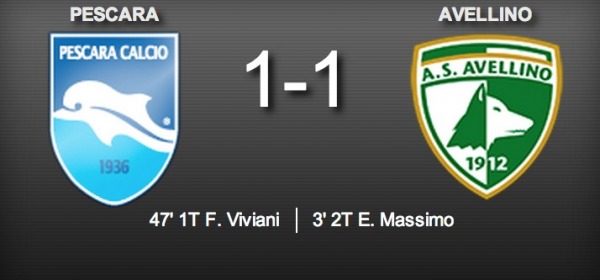 Pescara Avellino 1-1