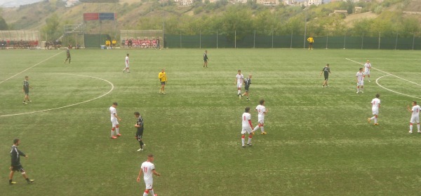 Un momento dell'amichevole con la Primavera della Virtus Lanciano