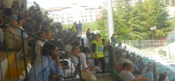 Pubblico allo stadio "Angelini" di Chieti