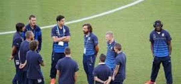 Azzurri in allenamento