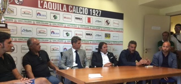 conferenza stampa l'aquila calcio