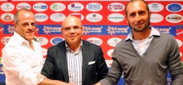 A sinistra Marcello Di Giuseppe, direttore sportivo Teramo