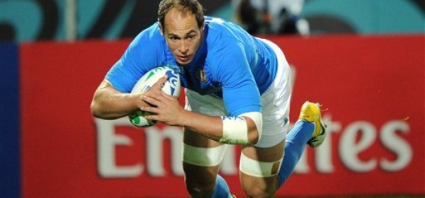 Sergio Parisse, ha messo a segno la prima meta degli azzurri