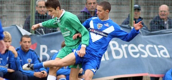 Fabrizio Paghera con la maglia del Brescia