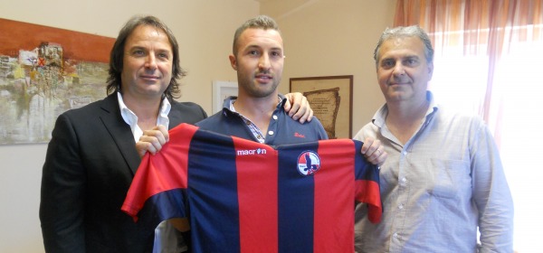 Michele Menicozzo con la sua nuova maglia