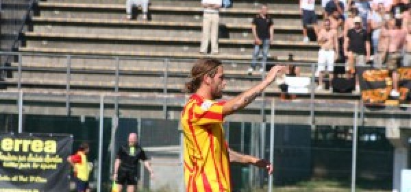 Fabio Rovrena con la maglia del Poggibonsi