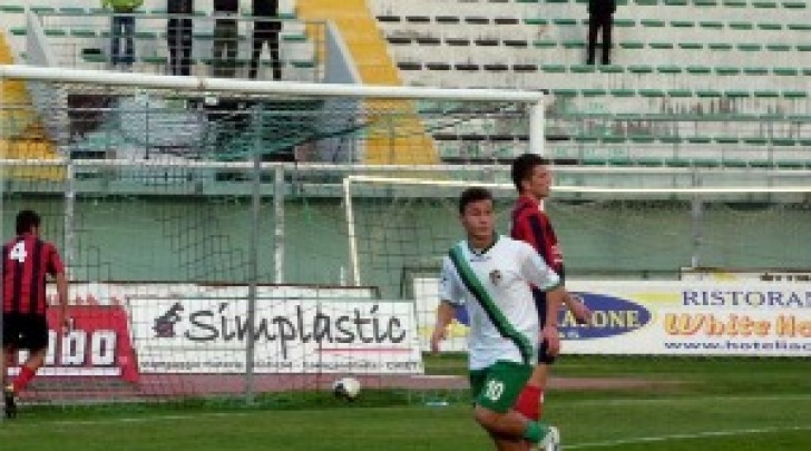 Riccardo Berardino con la maglia del Chieti