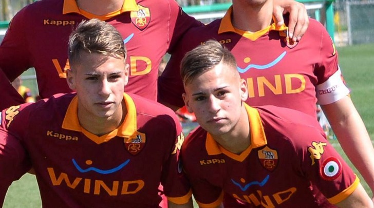 I gemelli Ricci, Federico a sinistra, Matteo a destro 