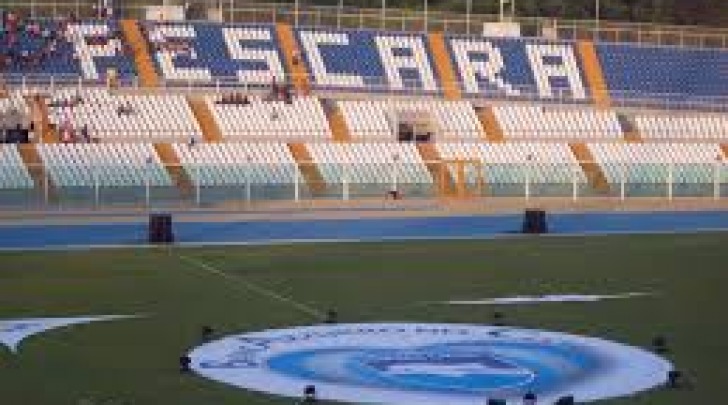 Lo stadio "Adriatico" di Pescara