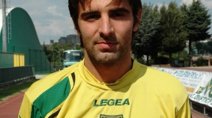 L'attaccante biancorosso Luis Federico Arcamone