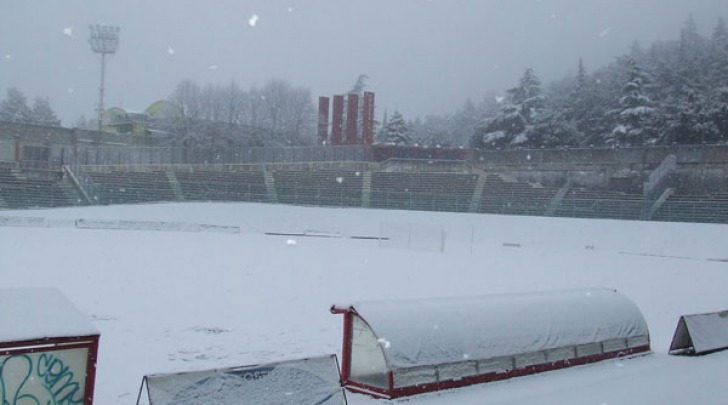 Il Fattori innevato in una foto di repertorio